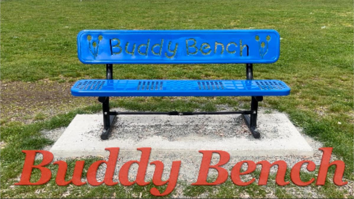 Buddy Bench at Dormick Park Elementary